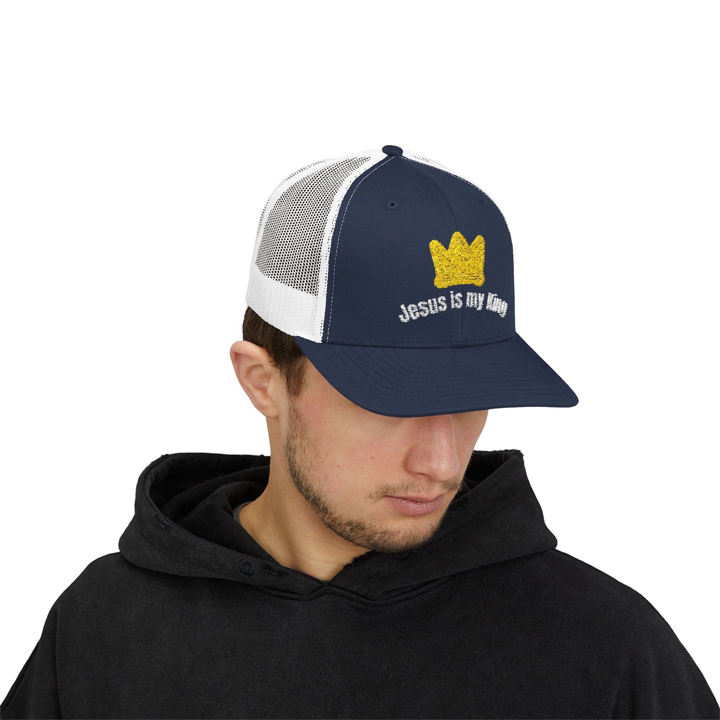 Jesus Is My King Snapback Trucker Cap