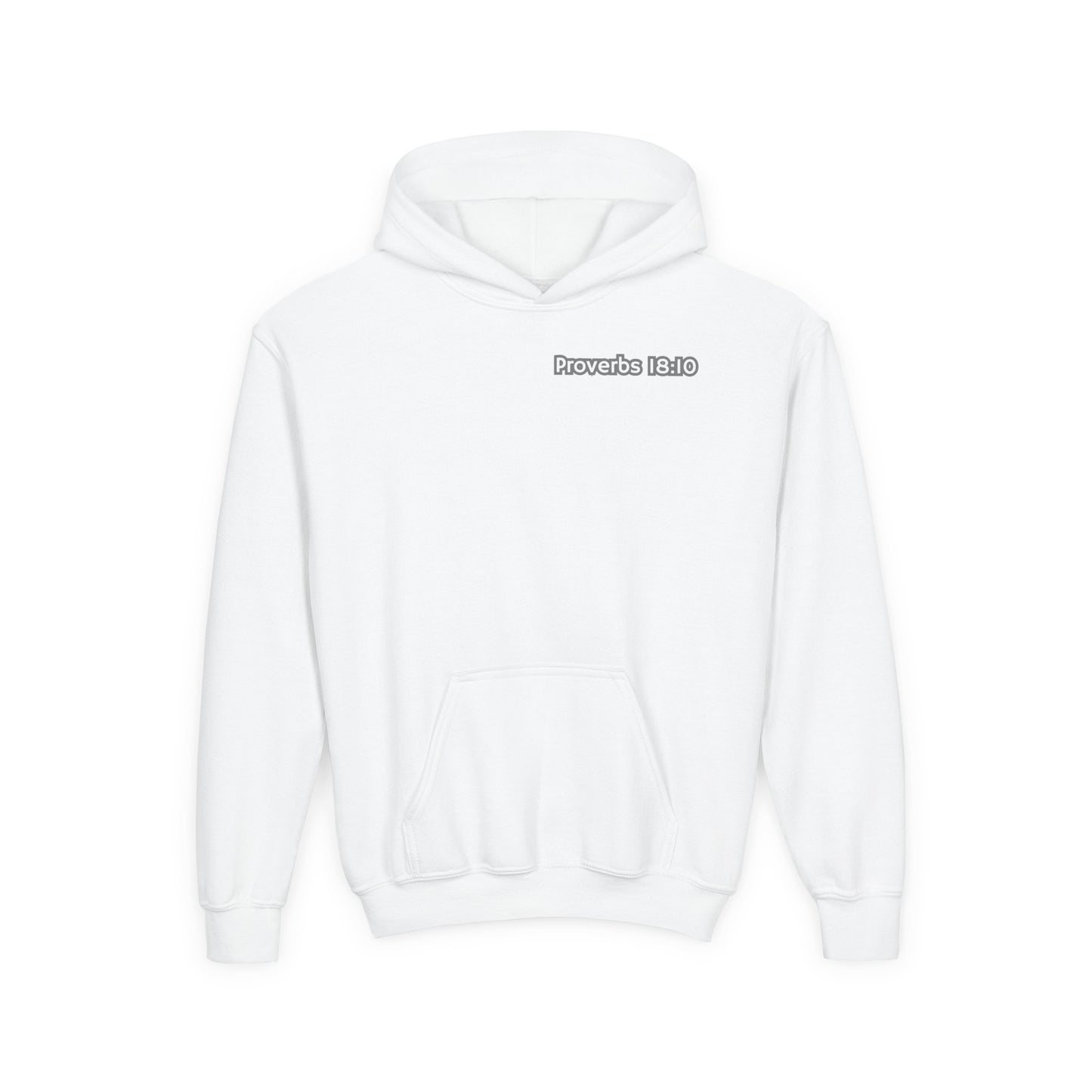 Youth Unisex Proverbs 18:10 Sweatshirt