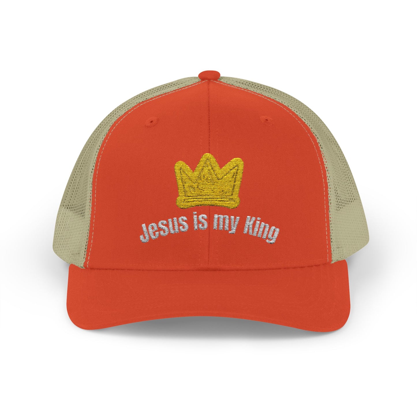 Jesus Is My King Snapback Trucker Cap