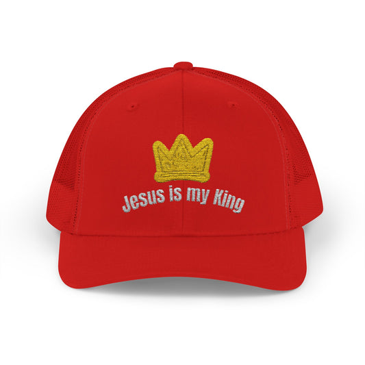 Jesus Is My King Snapback Trucker Cap
