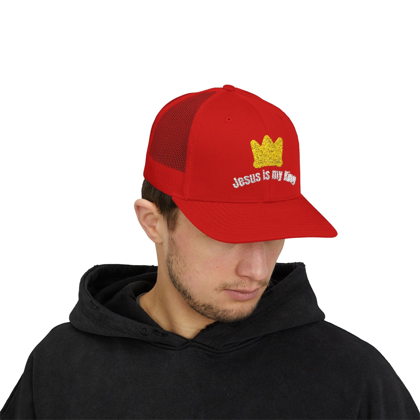 Jesus Is My King Snapback Trucker Cap