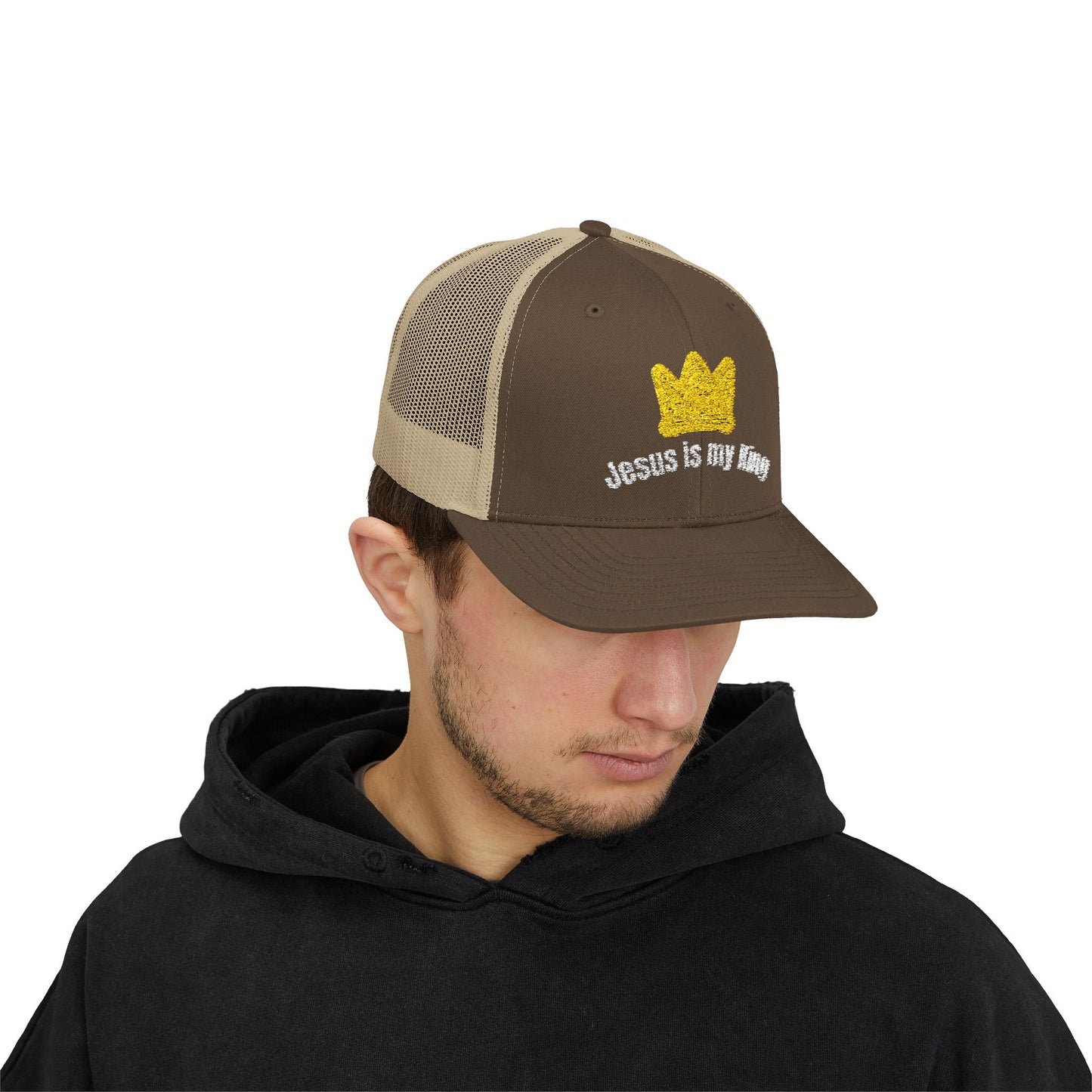 Jesus Is My King Snapback Trucker Cap