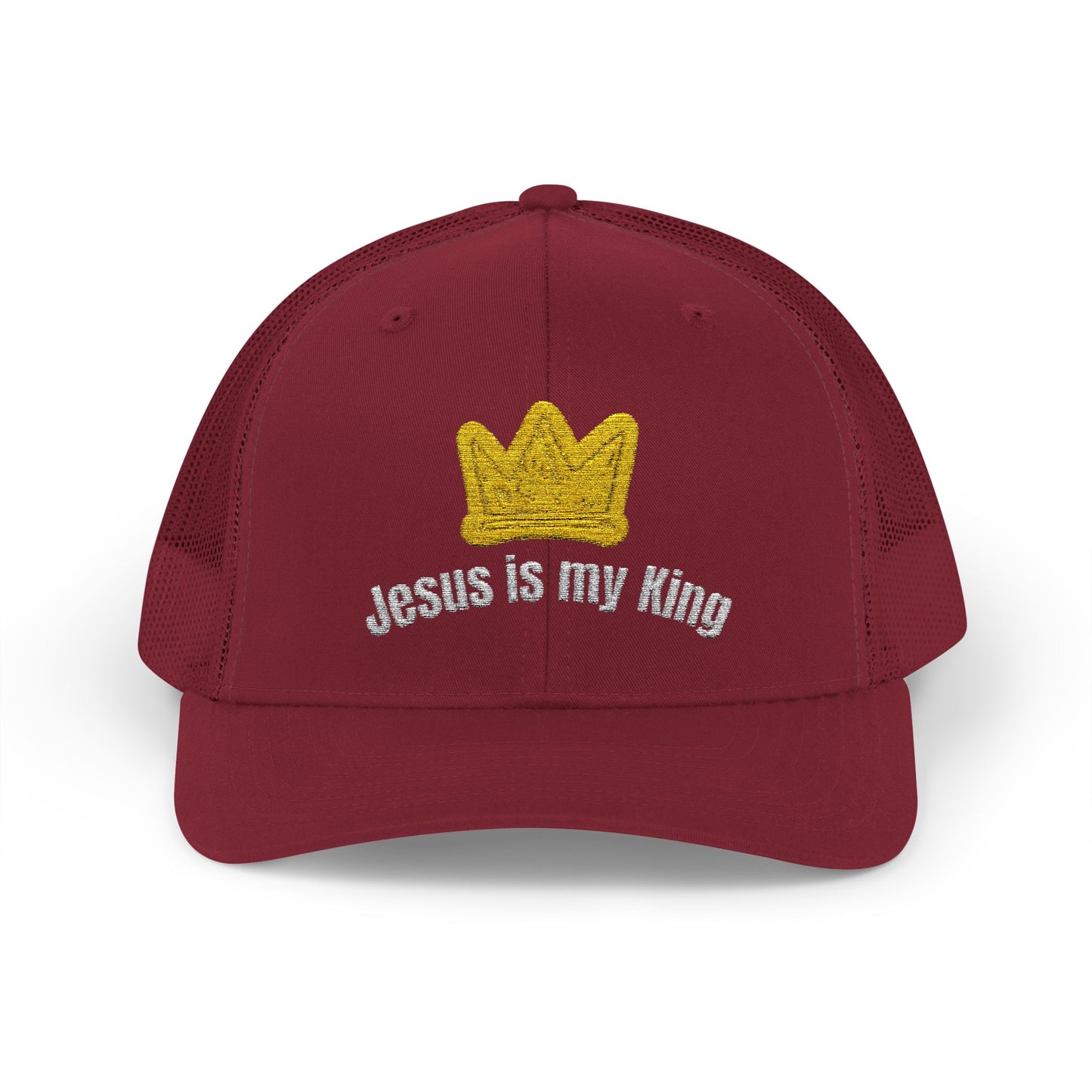 Jesus Is My King Snapback Trucker Cap