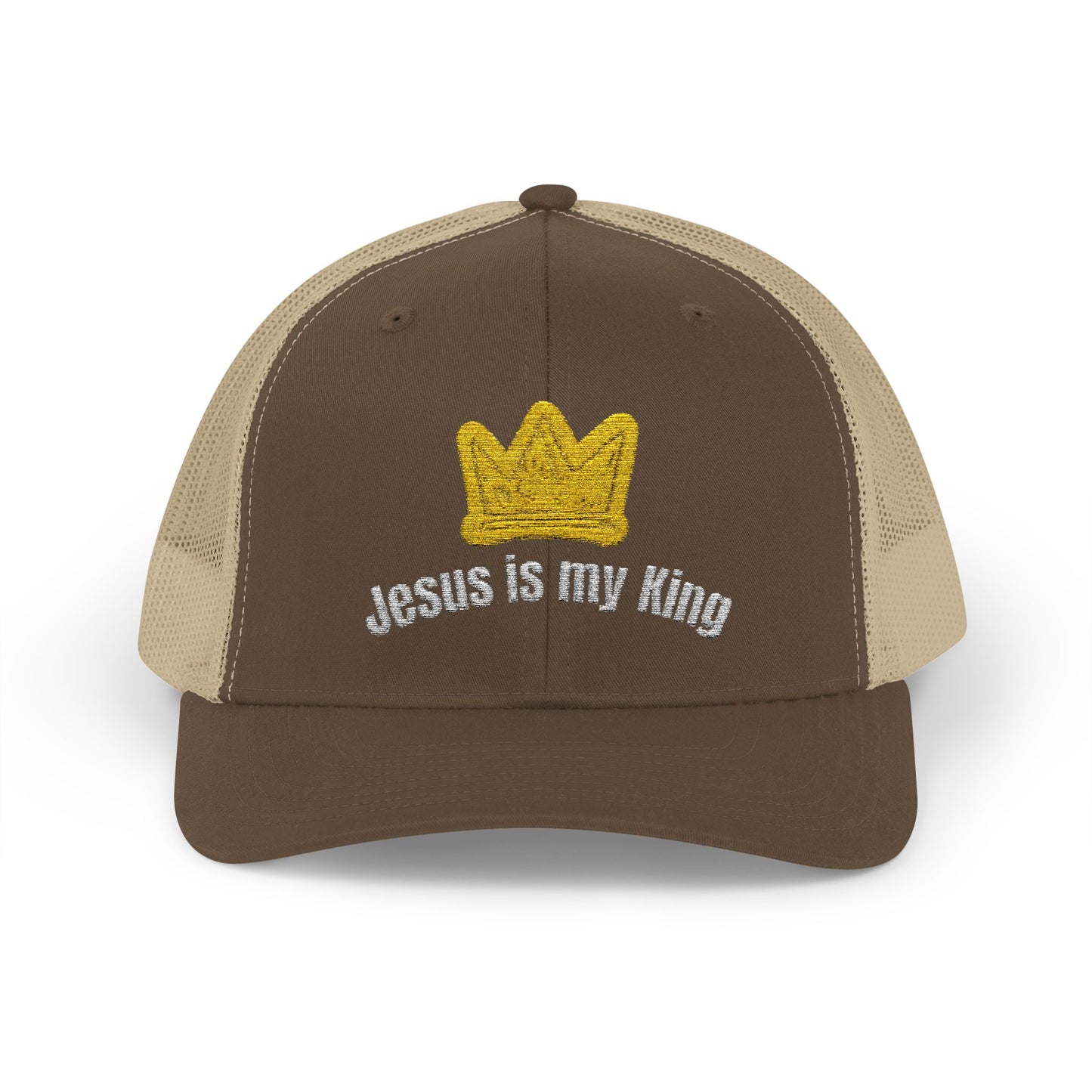 Jesus Is My King Snapback Trucker Cap