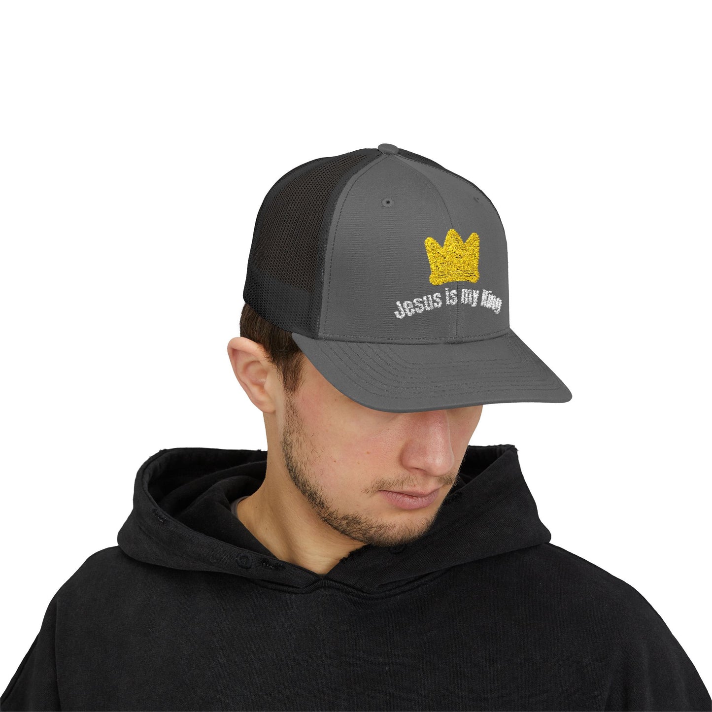 Jesus Is My King Snapback Trucker Cap