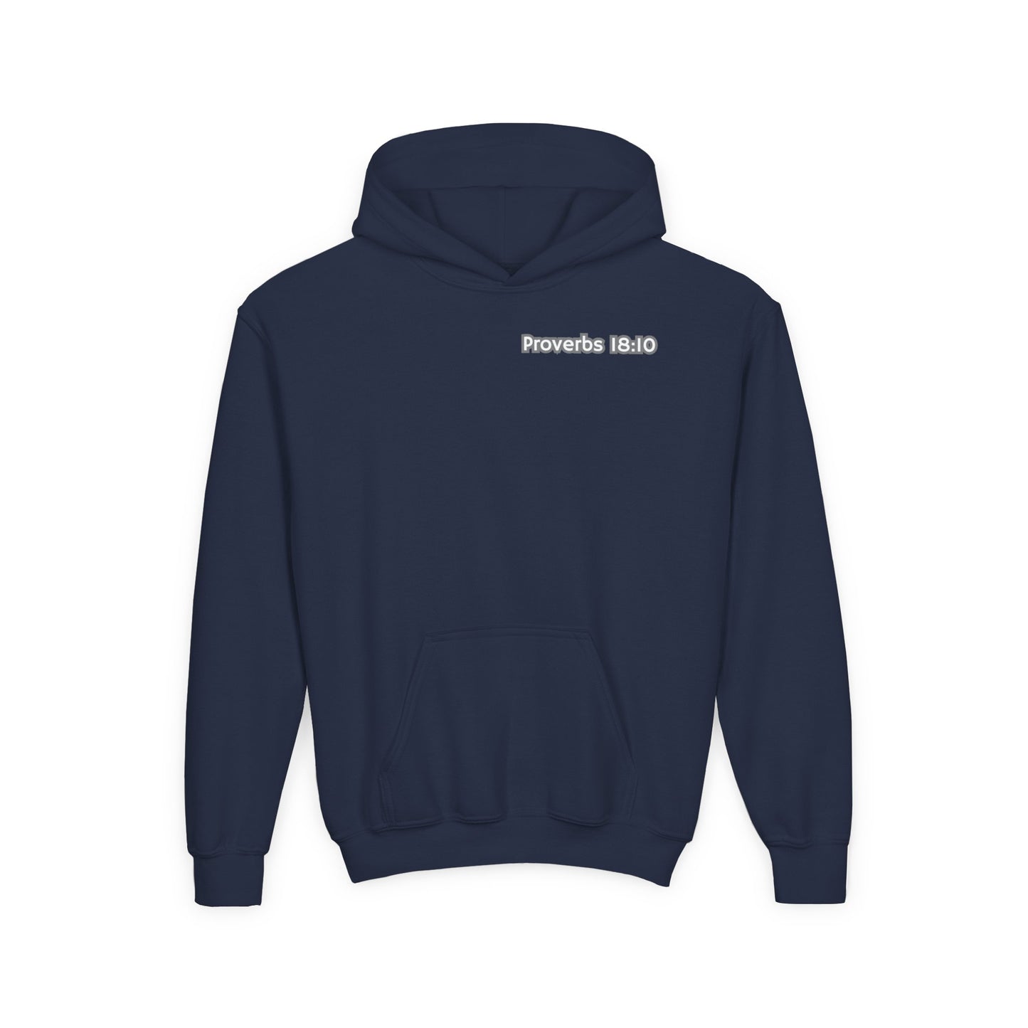 Youth Unisex Proverbs 18:10 Sweatshirt